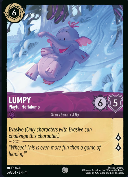 56/204 Lumpy - Playful Heffalump C