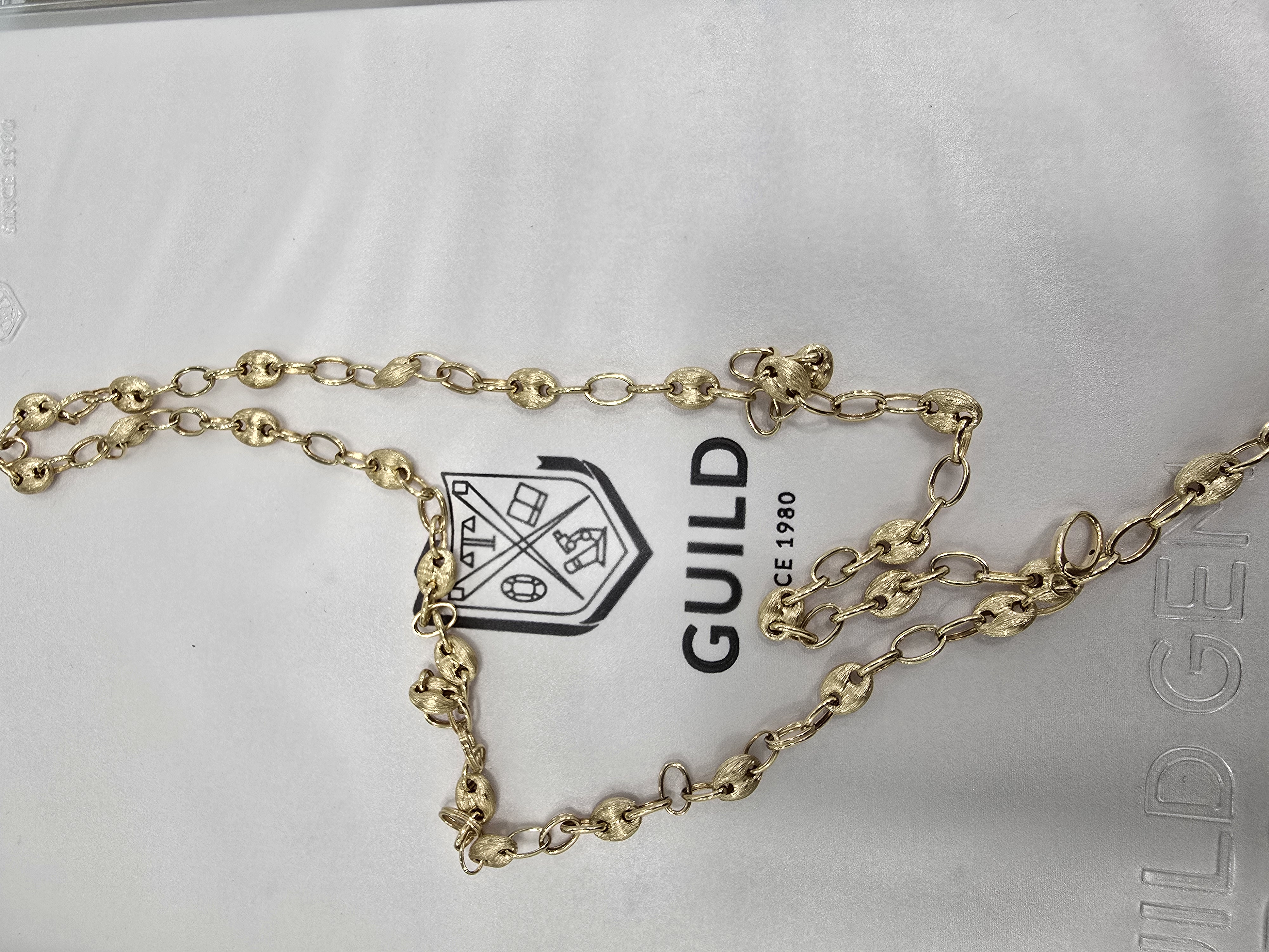 18K猪鼻子金鏈G12.78