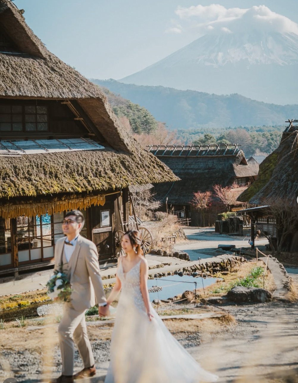 001日式傳統婚禮攝影：富士山下的浪漫永恆