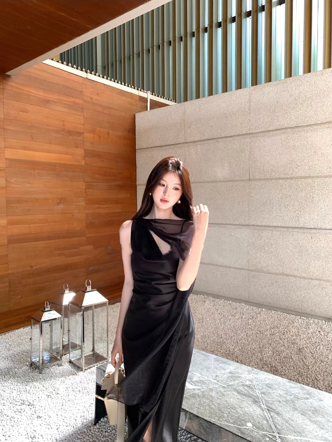 DR490千金飘带连身裙