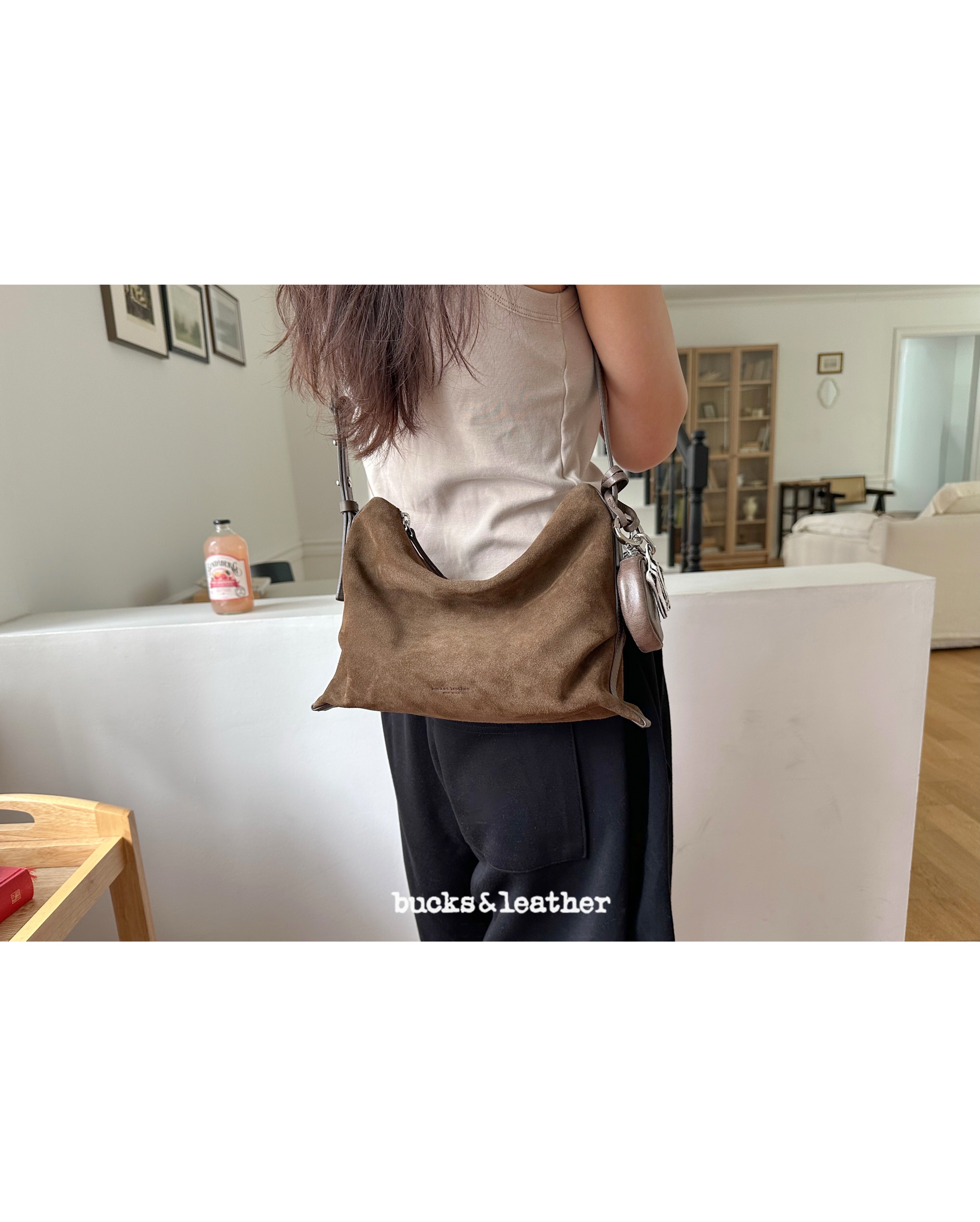 【熱賣款】預訂_慵懶風單肩 Day Shoulder Small By Bucks & leather