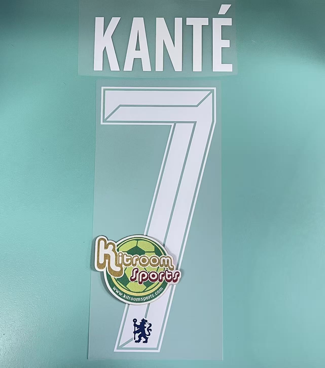 2022-23 Chelsea Home UCL Nameset #7 KANTE