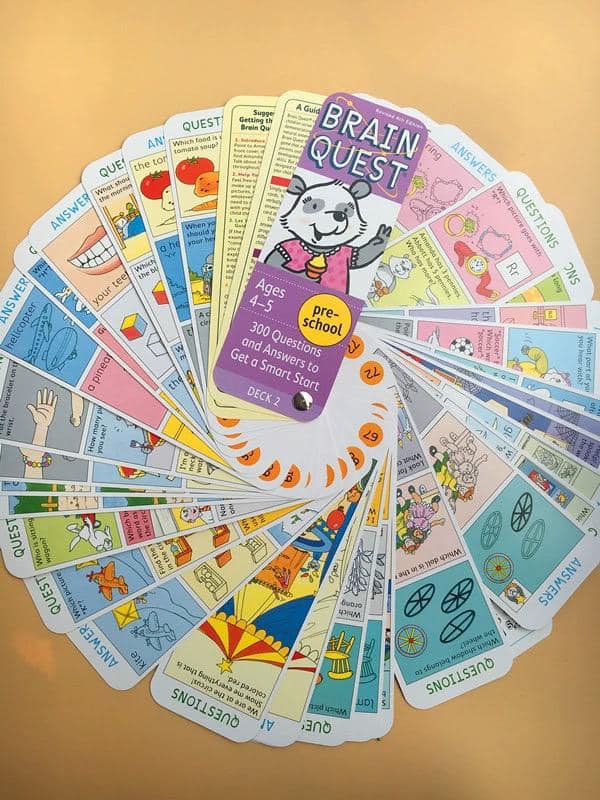 Brain Quest 大腦任務 學前認字智力開發問答卡｜4 boxes｜Suitable for ages 2-6