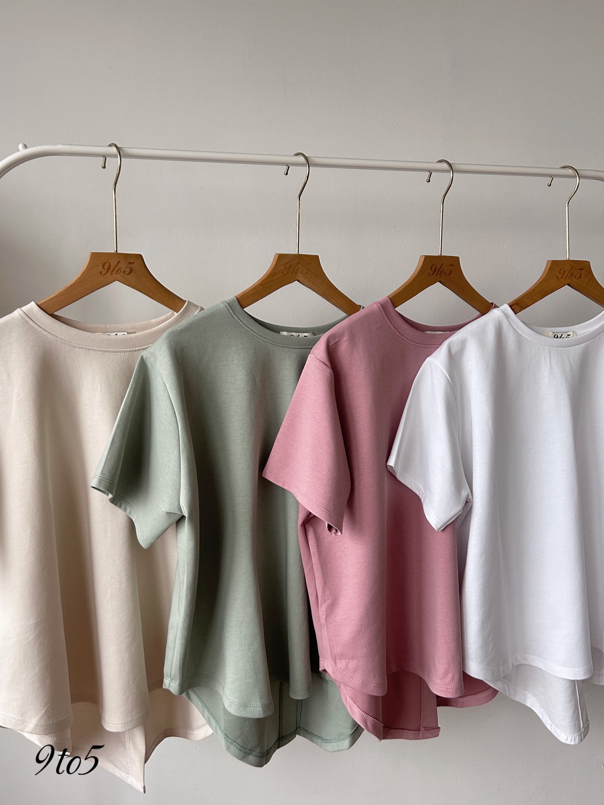 T4393 Oversized Button Tee - 4 Colors 