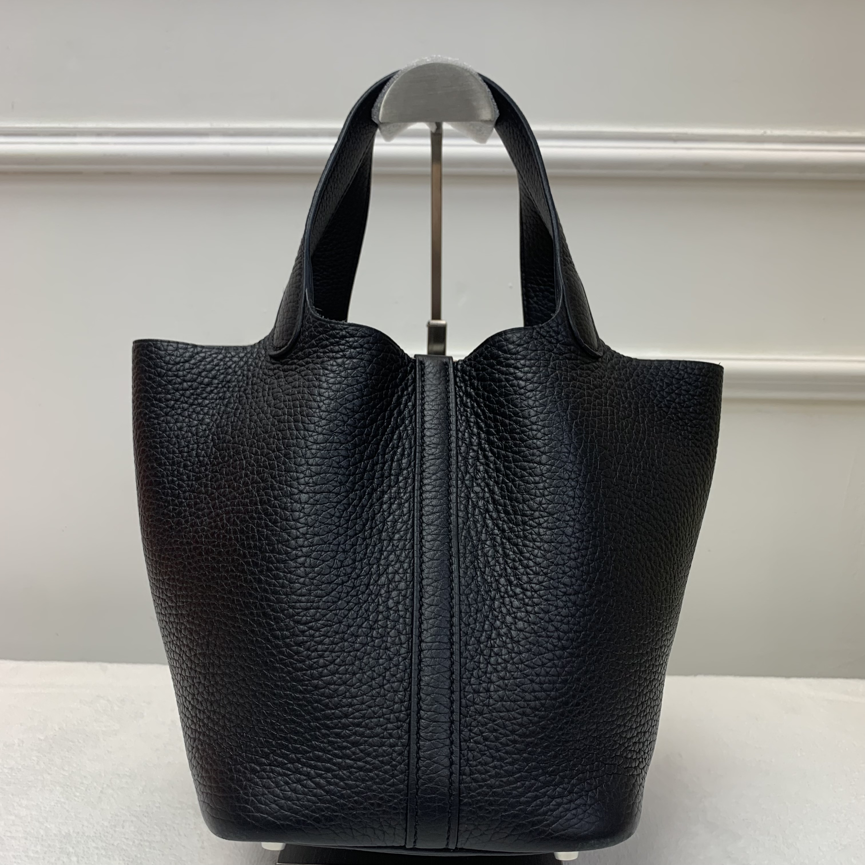Hermes Picotin18 黑銀