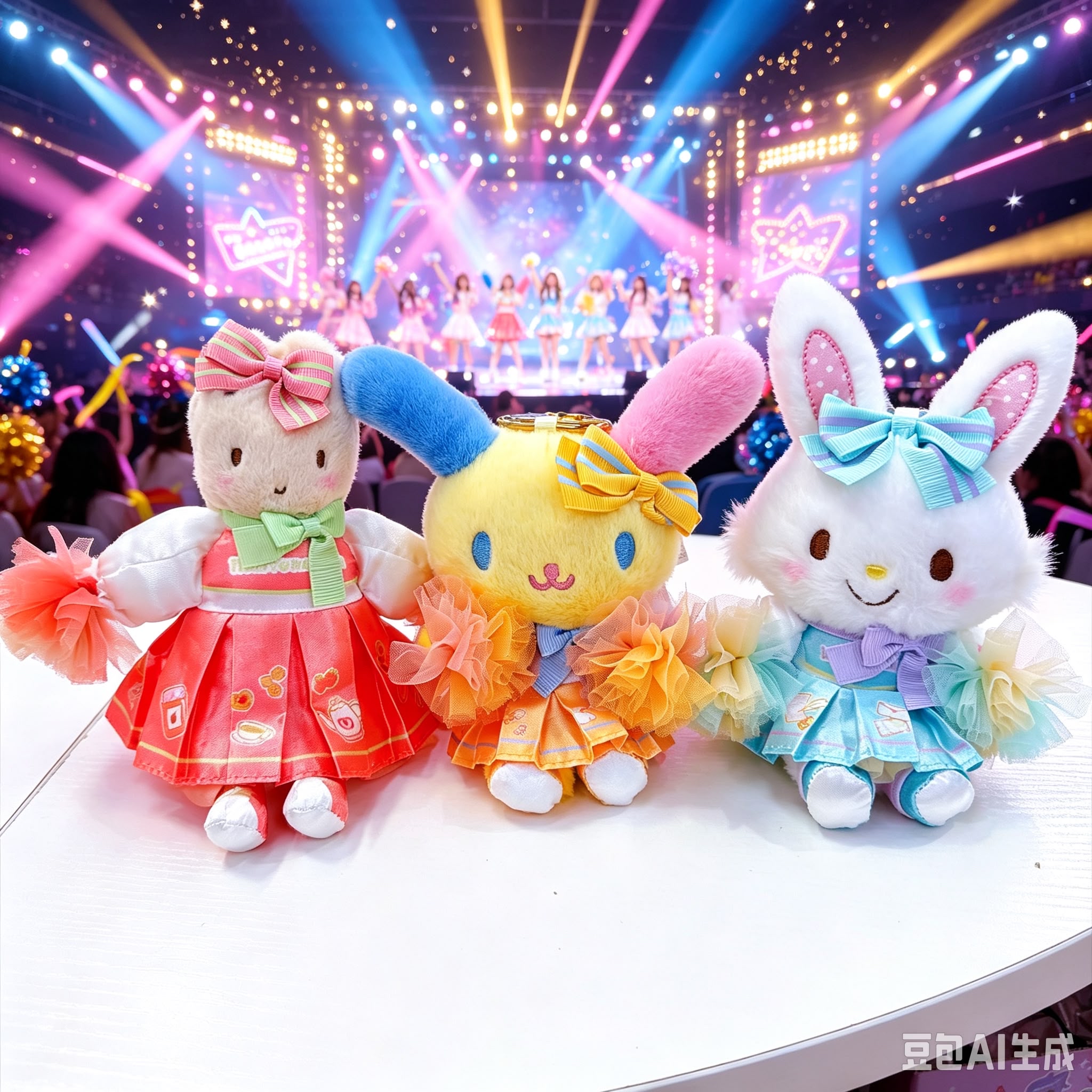 日本直送新款Sanrio 女團Cheeristails 公仔掛飾