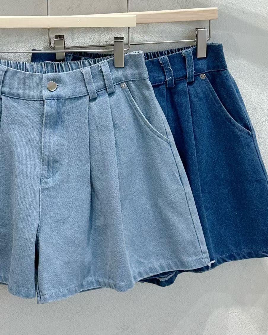 百搭簡單牛仔短褲