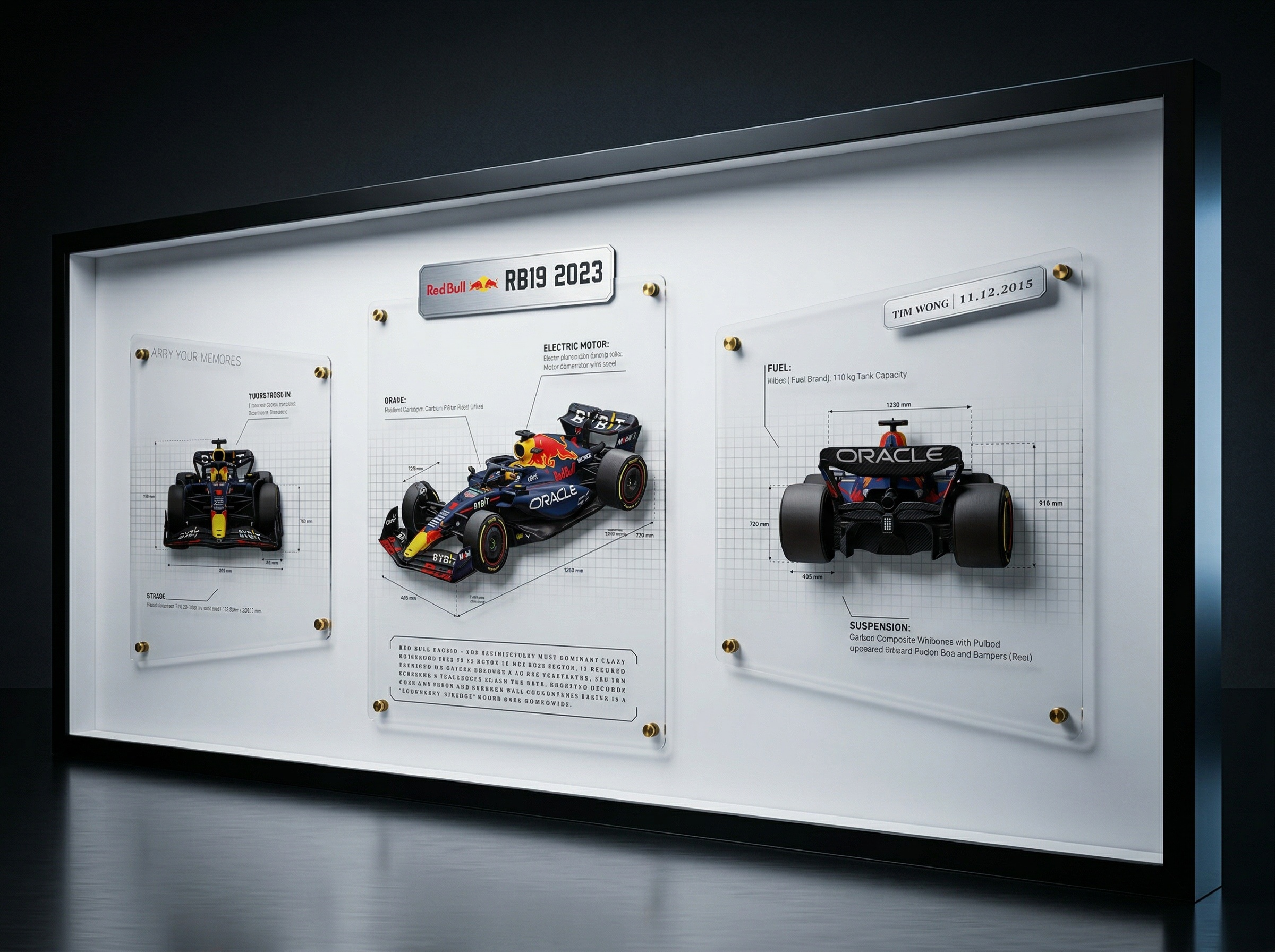 [客製化] 立體鍍金屬汽車掛畫 Heritage Edition