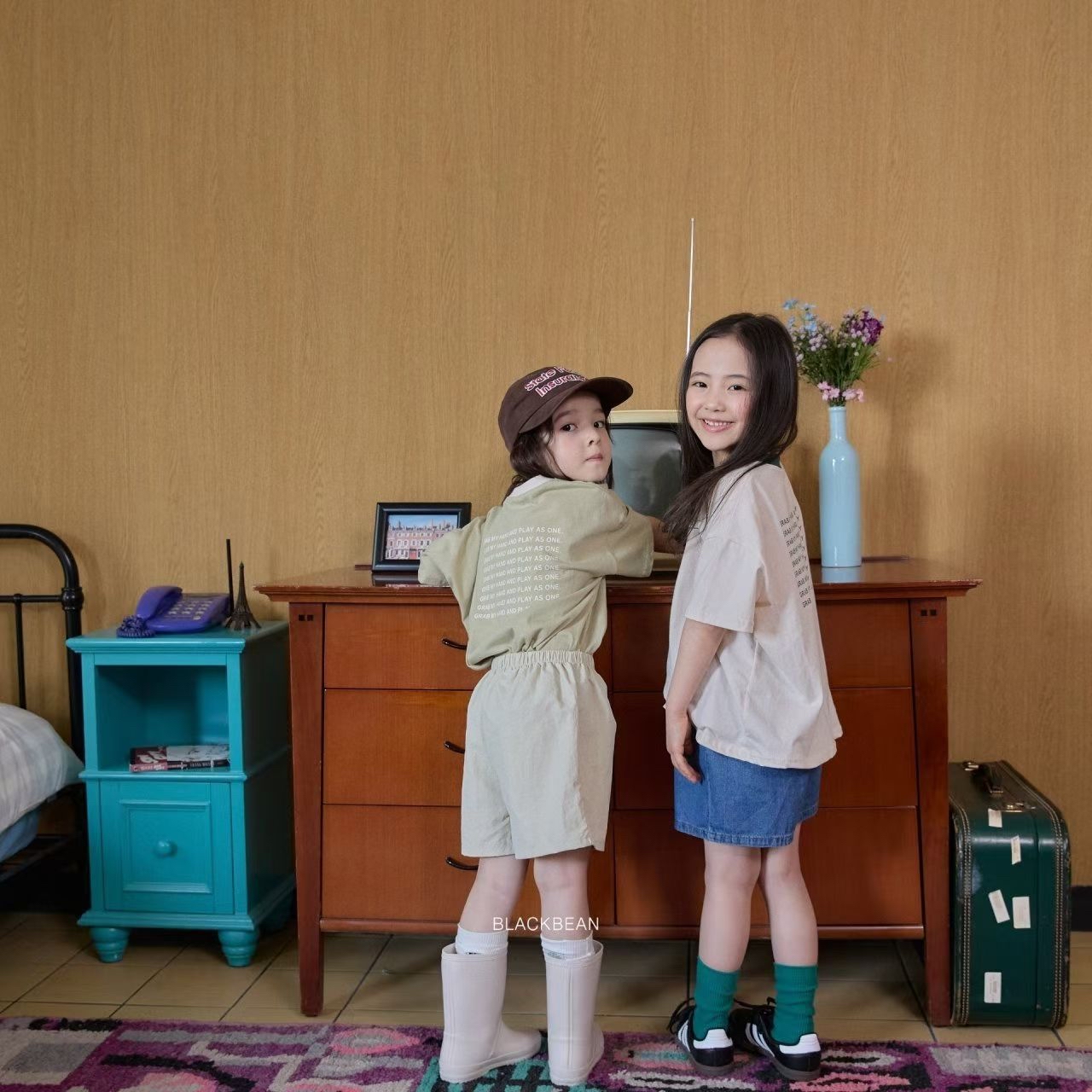 🇰🇷Blackbean&kids tee