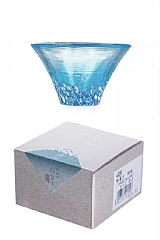 日本東洋佐佐木 櫻富士 富士山🗻手工造招福玻璃清酒杯（晴櫻）