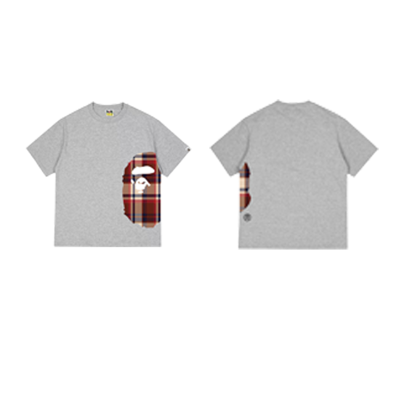 Bape Check Big Ape Head Tee