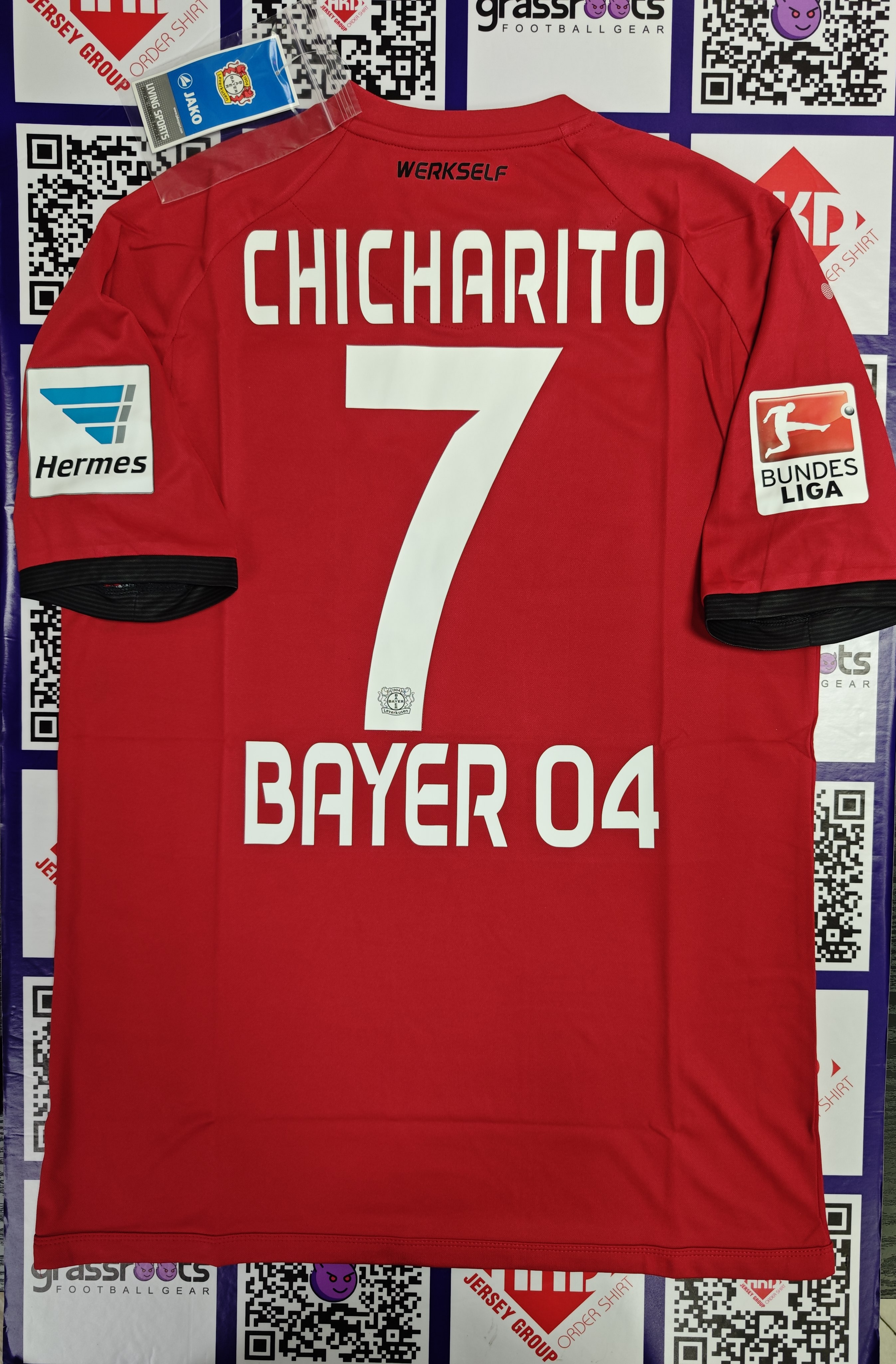 16/17 利華古遜 主 Size M 原裝CHICHARITO德甲Fullset