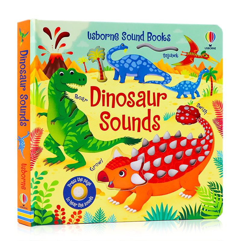 Usborne Dinosaur Sounds恐龍觸摸發聲書