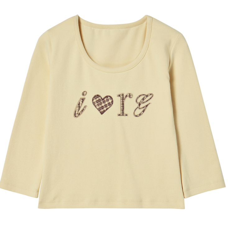 [Rogin & Rosie] I Luv RnR Check Point Long Sleeve (4色)