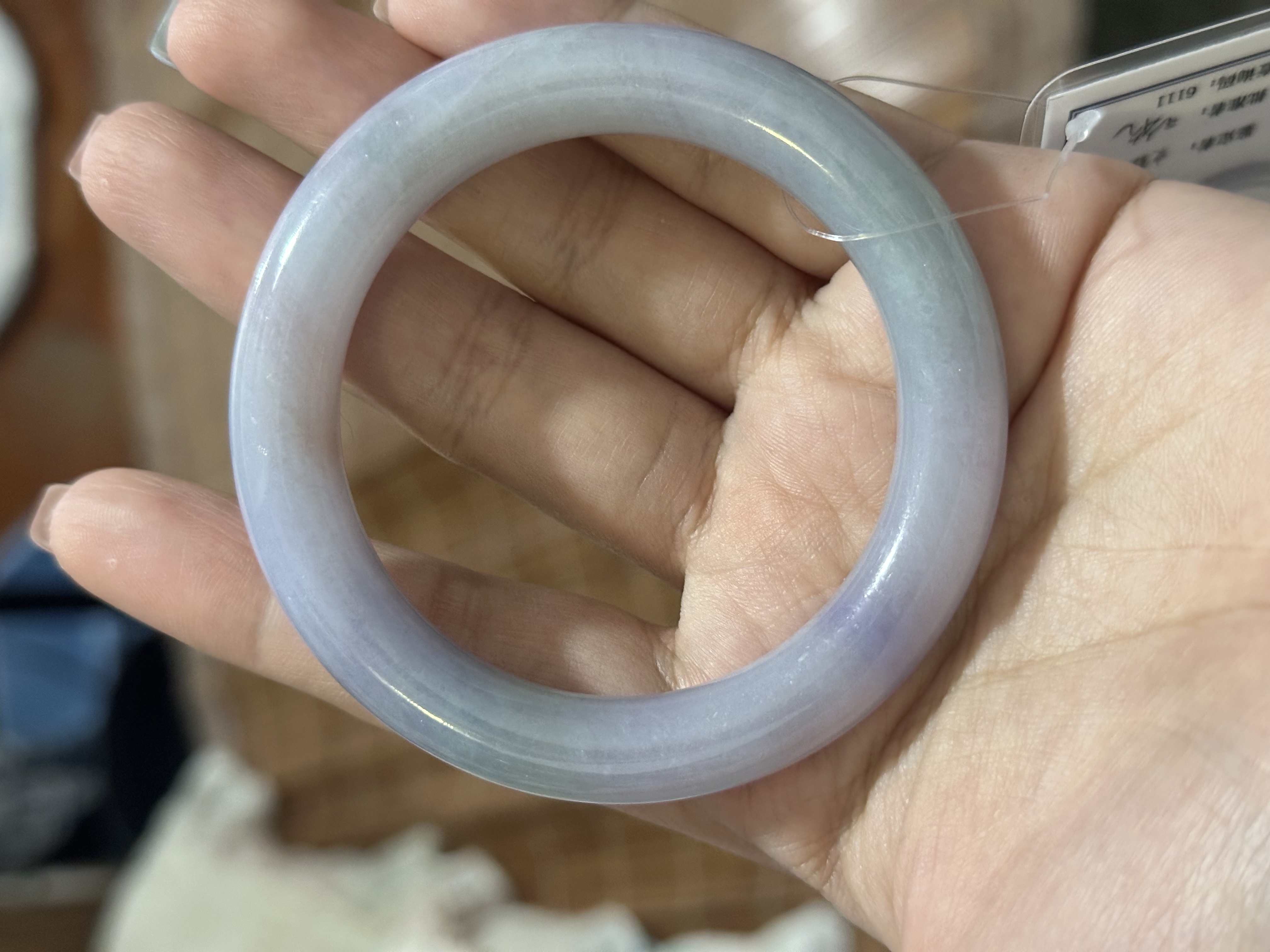 52圈口 淡紫圓條