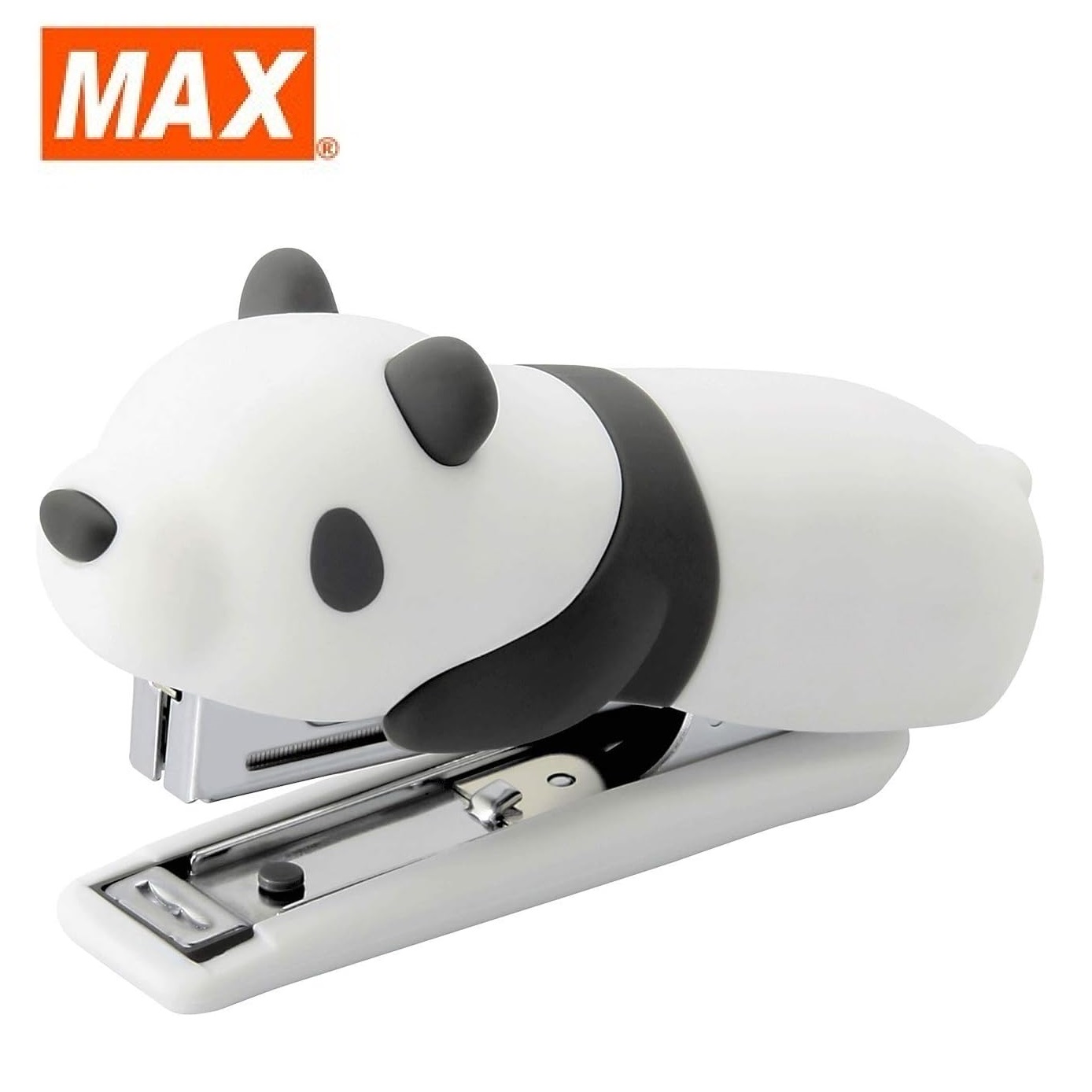 現貨｜日本製 MAX x p+g design 熊貓 矽膠套 釘書機 (785850)