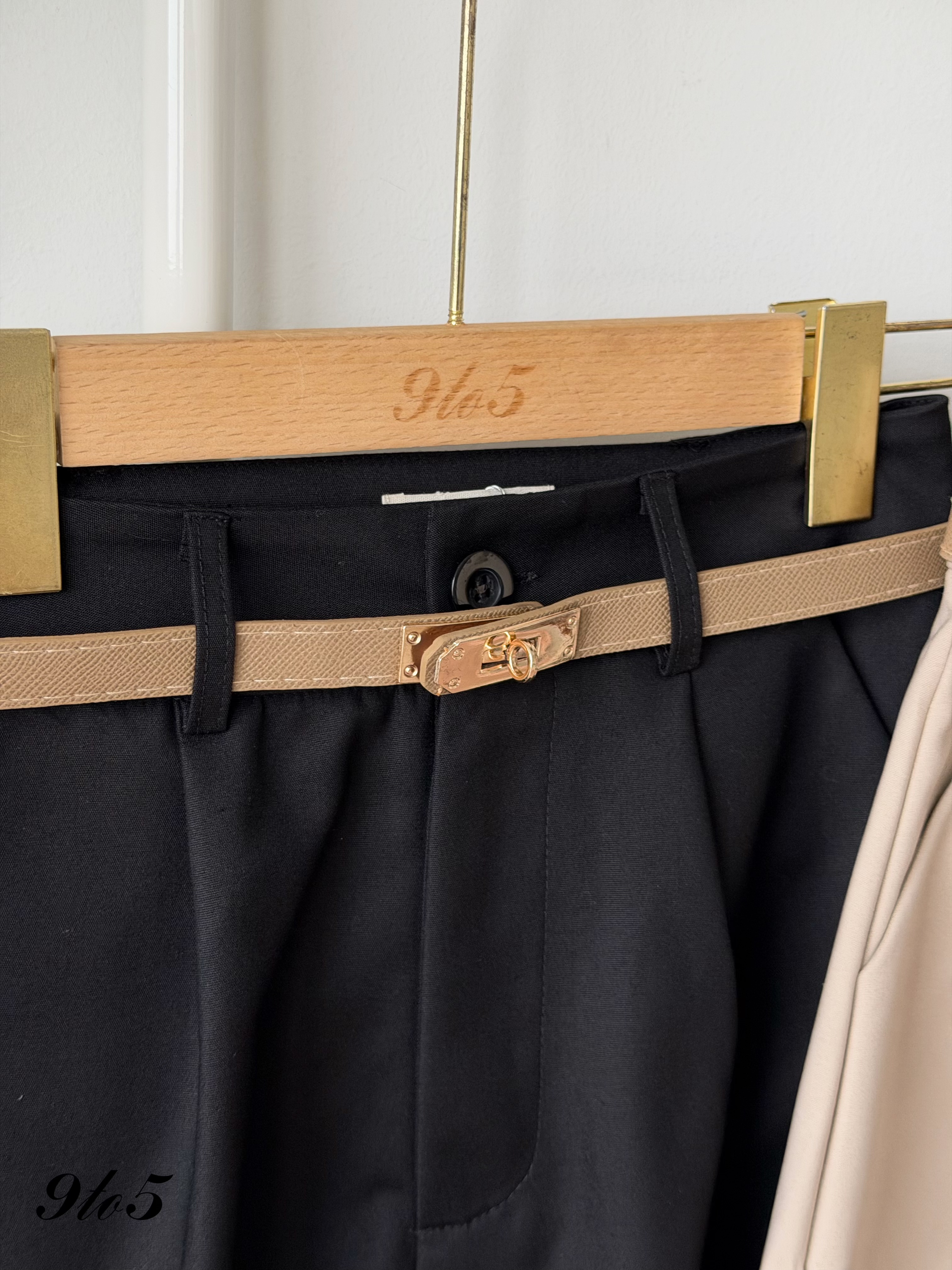 S2015 A Line Short Pants - Black & Khaki