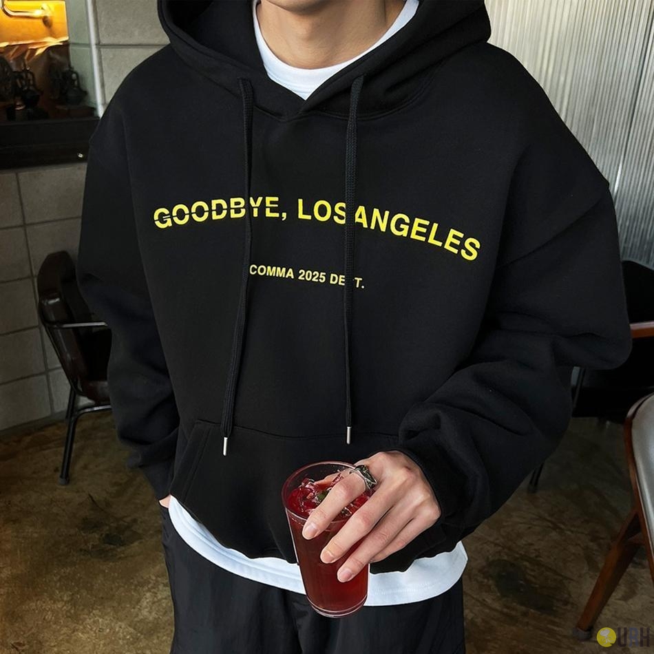 【100%保證韓國直送】重磅大磅數水洗做舊連帽衛衣 [8 color] RG165826