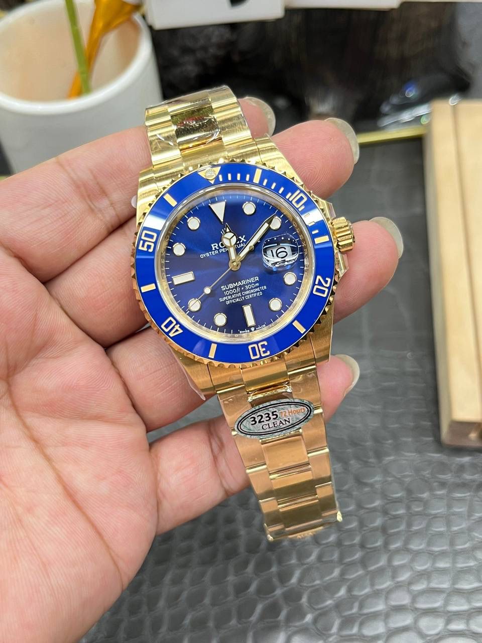 Rolex全金蓝鬼/41mm全金蓝水鬼/上海机芯3235全自动机械🌟
