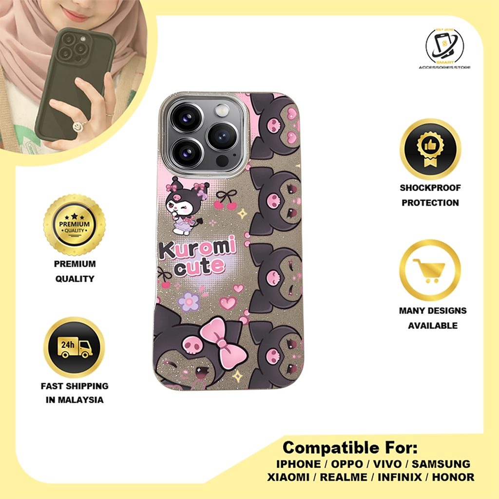 BLING CASE PHONE FOR IPHONE - DESIGN KUROMI D