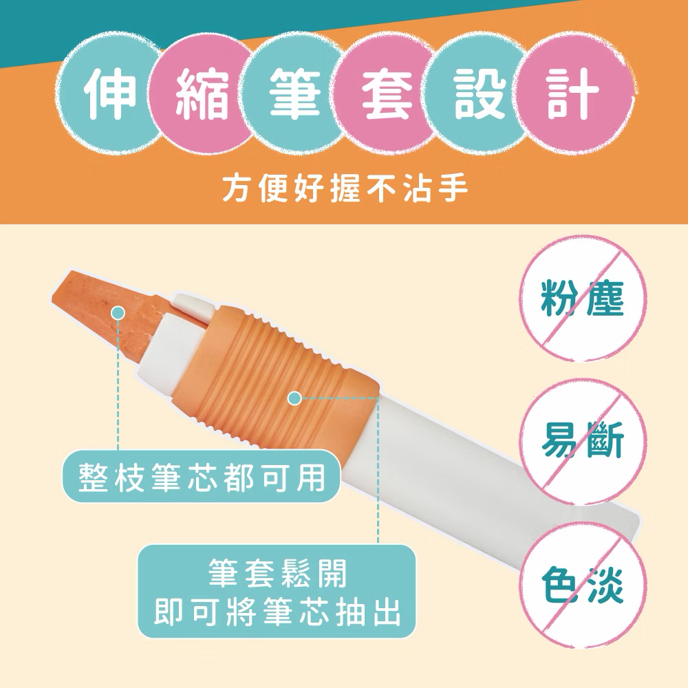 Mamayo玻璃蠟筆補充筆芯組