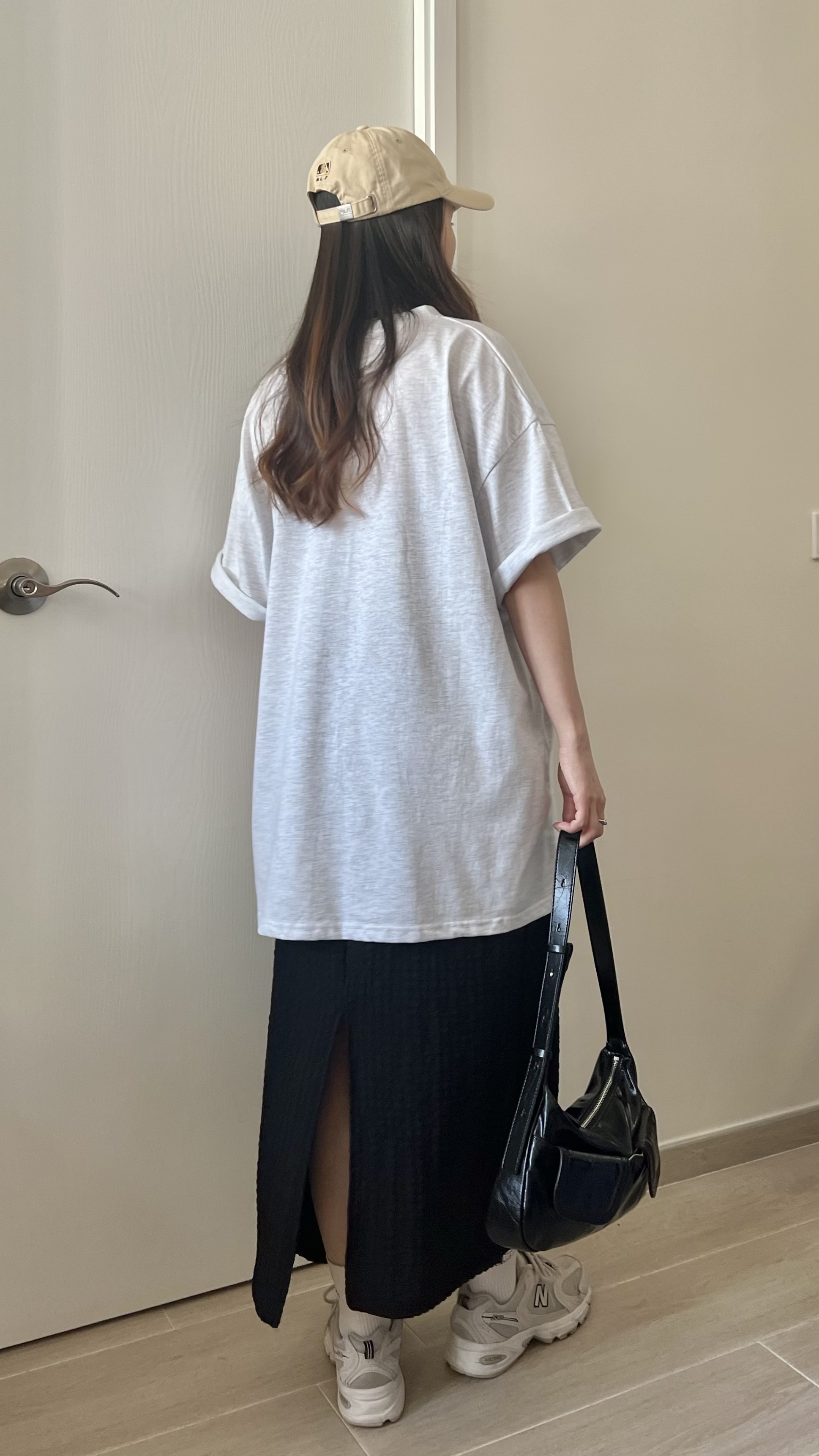 九宮格喵喵oversize tee