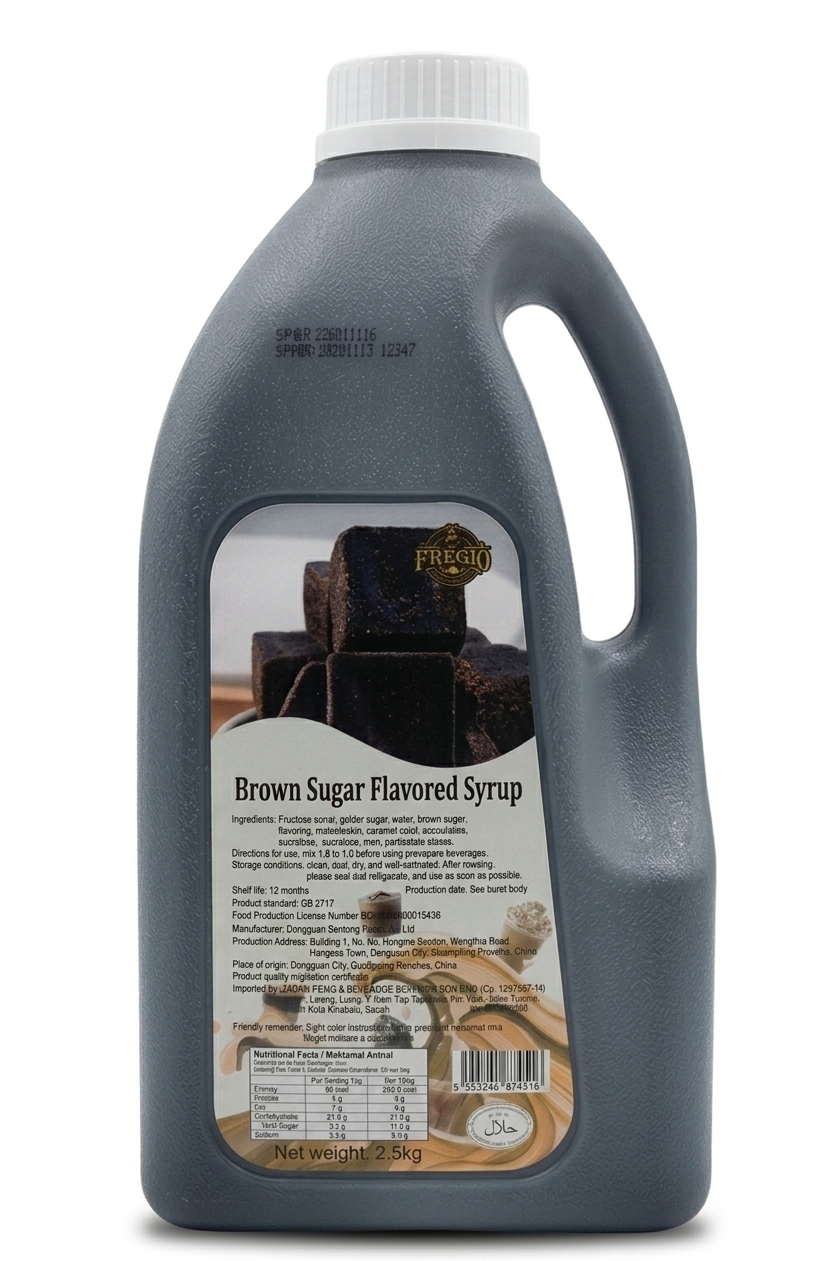 Fregio Brown Sugar Flavoured Syrup 2.5kg & 5kg