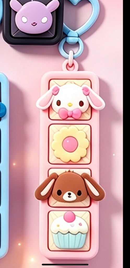 [4月尾到貨]新款 Sanrio 鍵盤按鍵匙扣