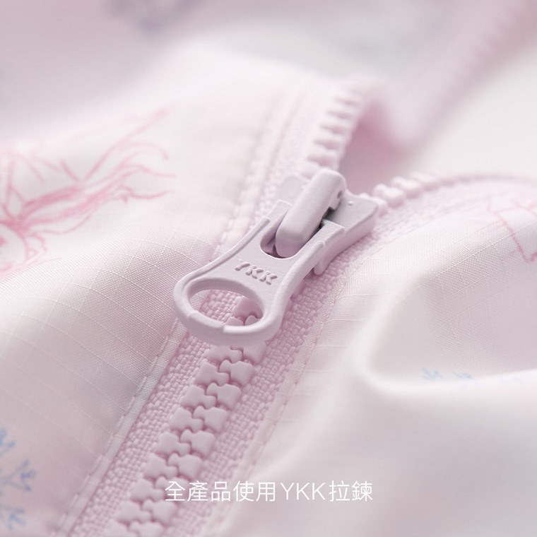 💚預訂 台灣直送💚Frozen系列兩色人物滿印抗UV輕型連帽風衣外套