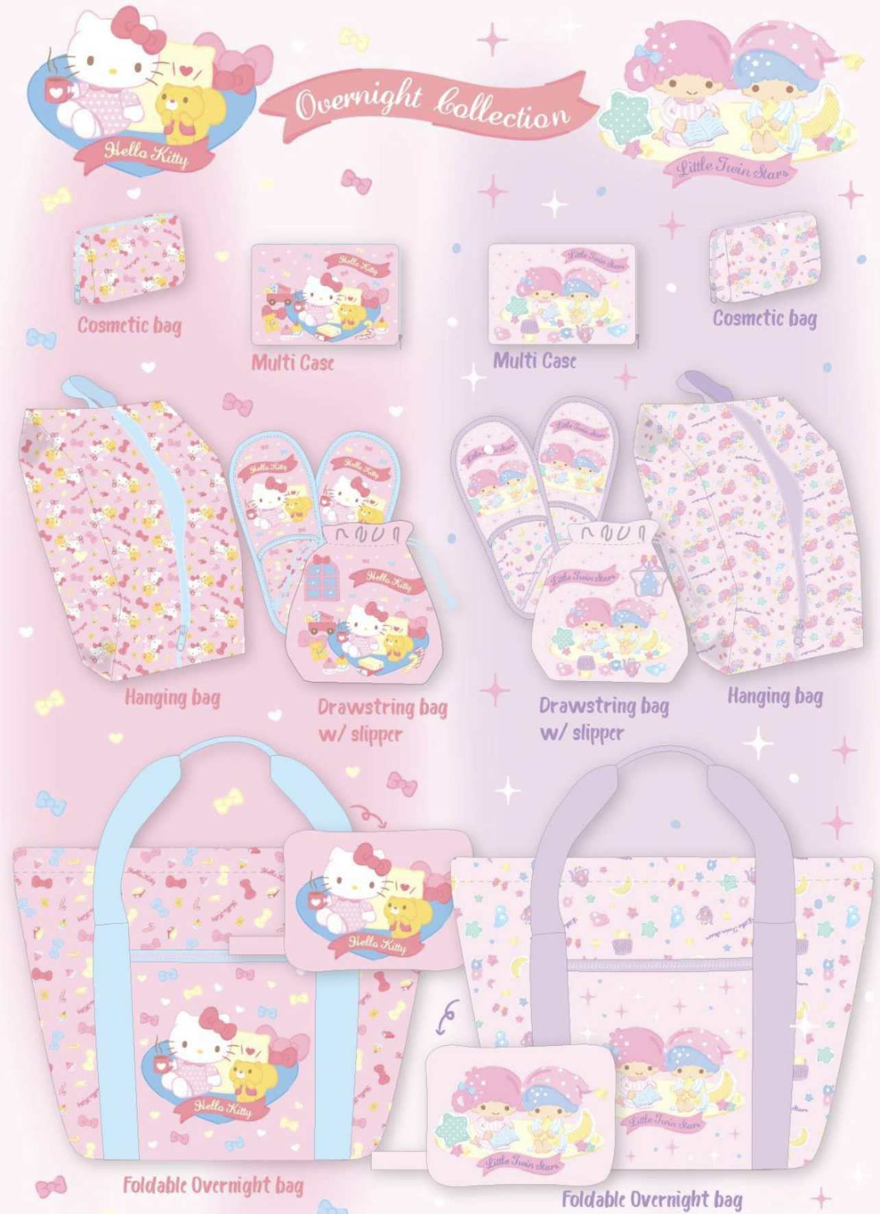️🎌日本直送🎌 Hello Kitty Overnight Collection系列