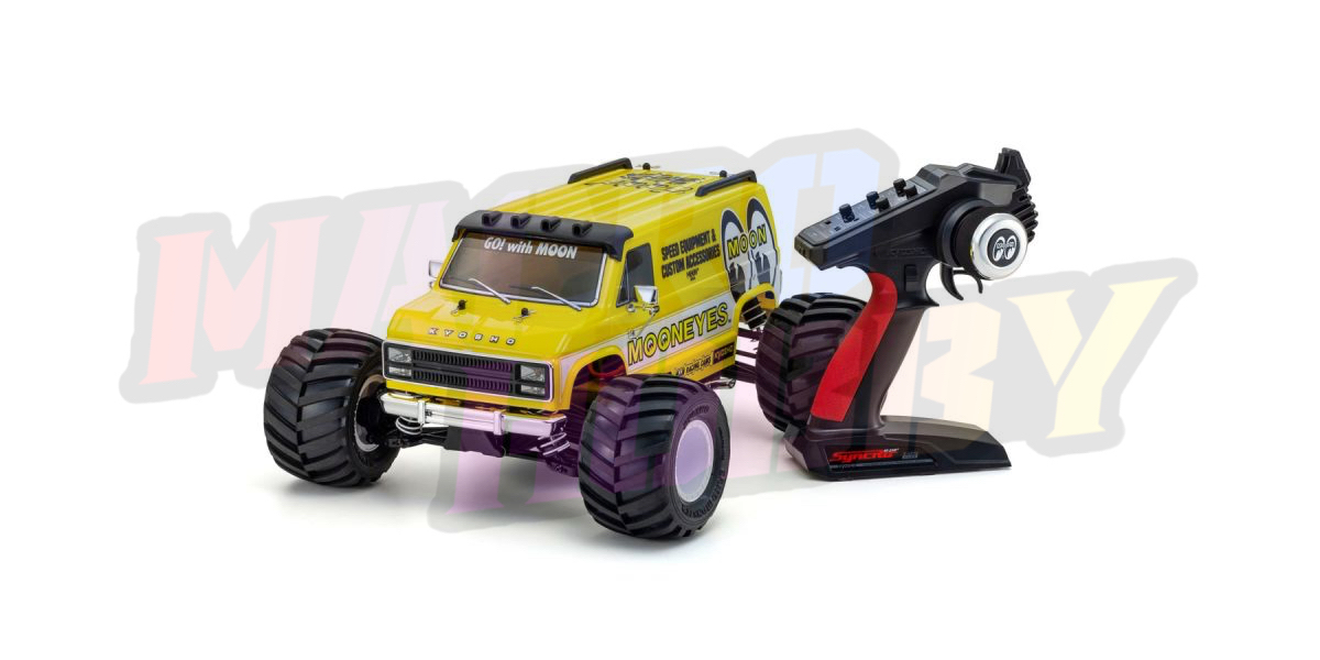 KYOSHO 1:10 Scale Radio Controlled Electric Powered 4WD FAZER Mk2 FZ02L-BT readyset MAD VAN with MOONEYES 34413T1 #0111181