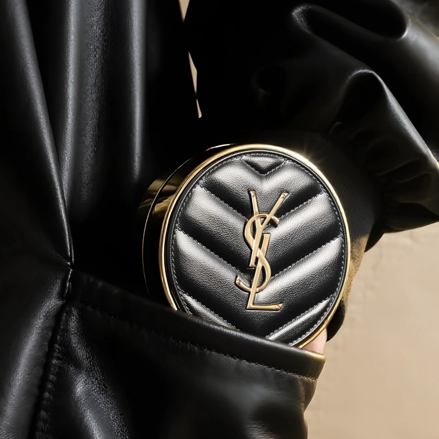 Yves Saint Laurent YSL 升級版輕透皮革羽毛氣墊粉底SPF23/PA++ 14g 新版