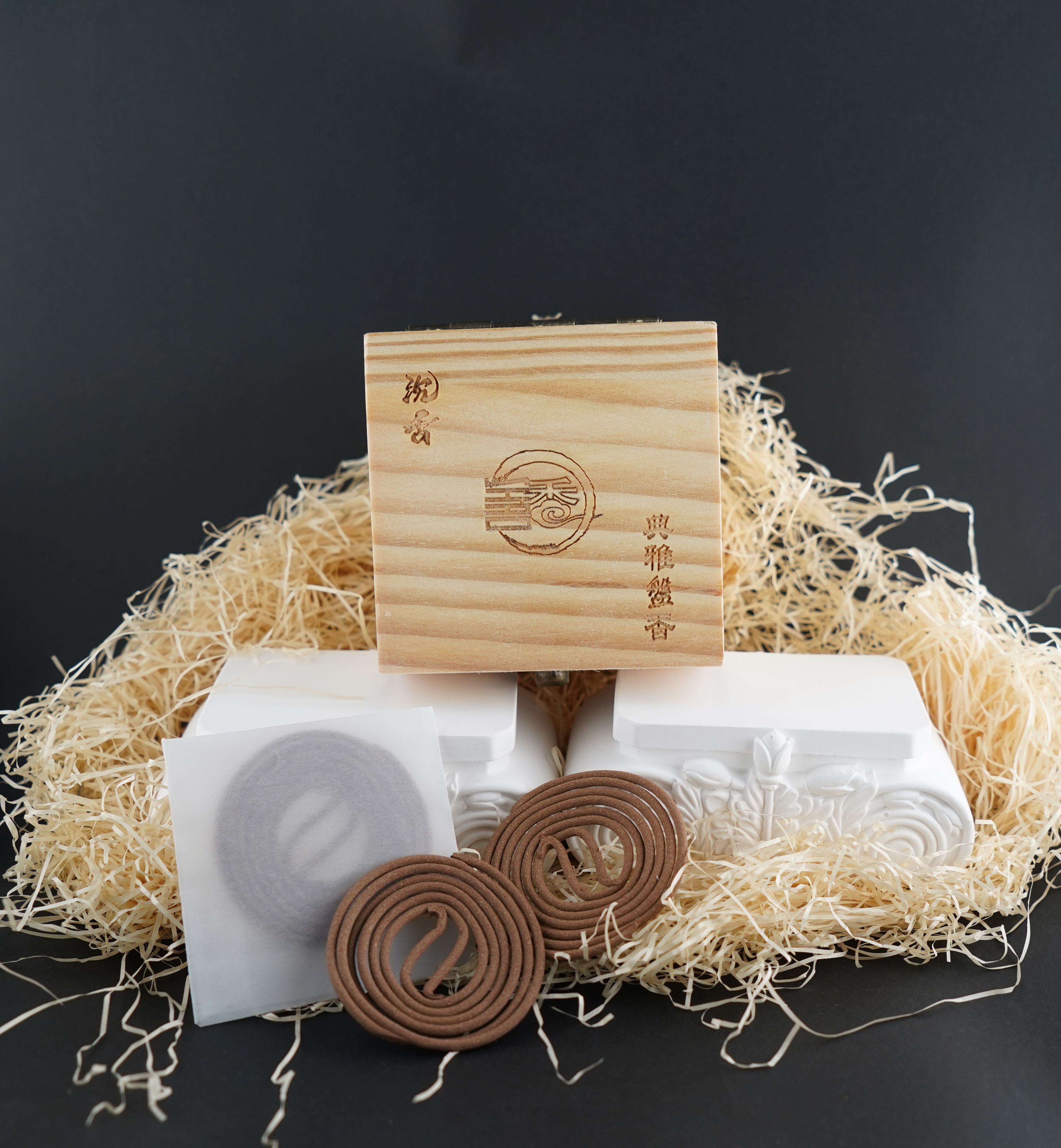 沉香-(典雅盤香)15盤30圈 Agarwood micro disc incense (中國香港及內地同步發售)