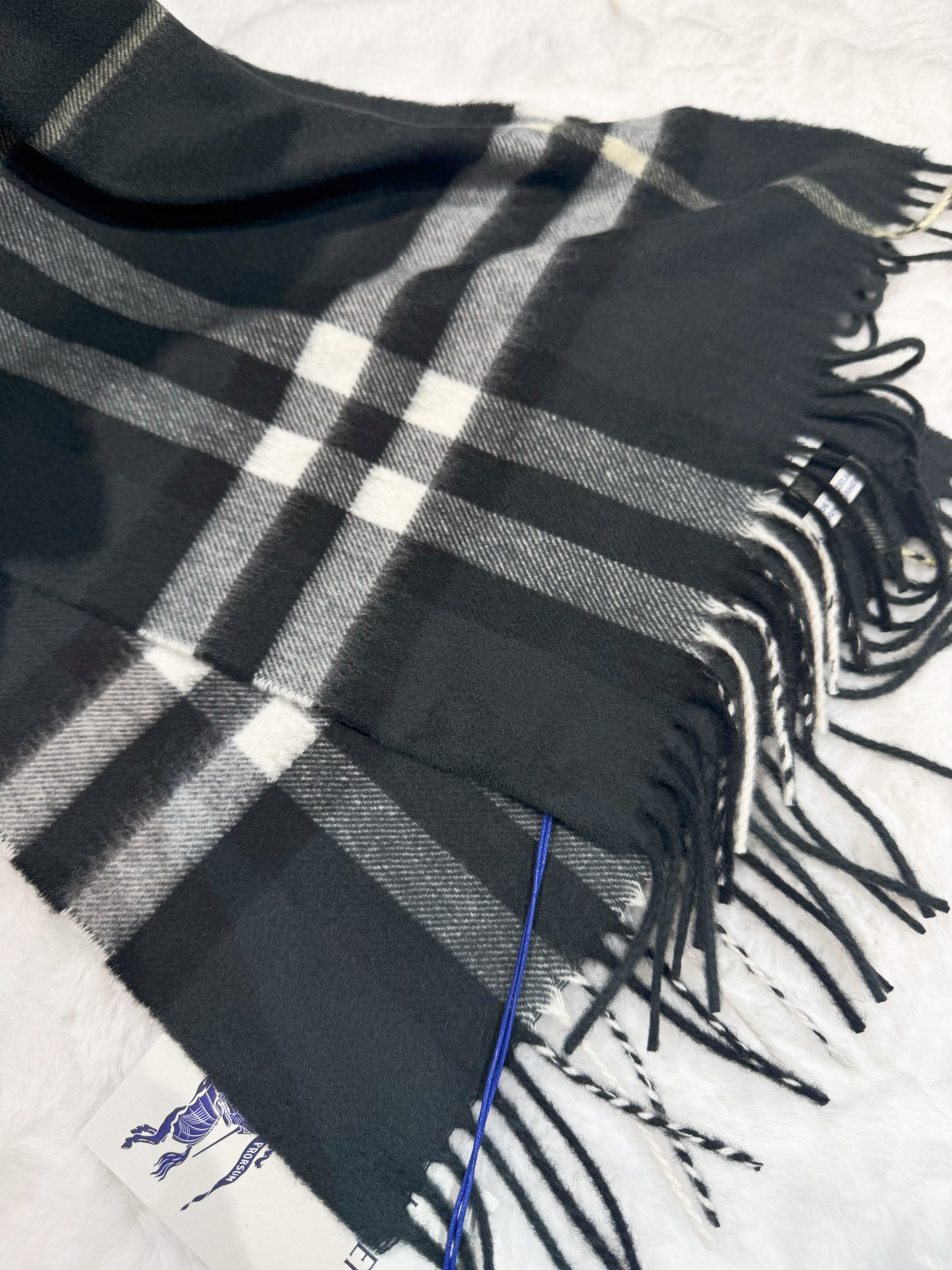 Burberry scarf cashmere/check/verde