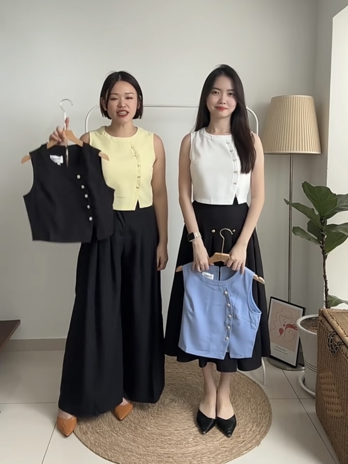 T4070 Sleeveless Crop Top - 3 Colors 