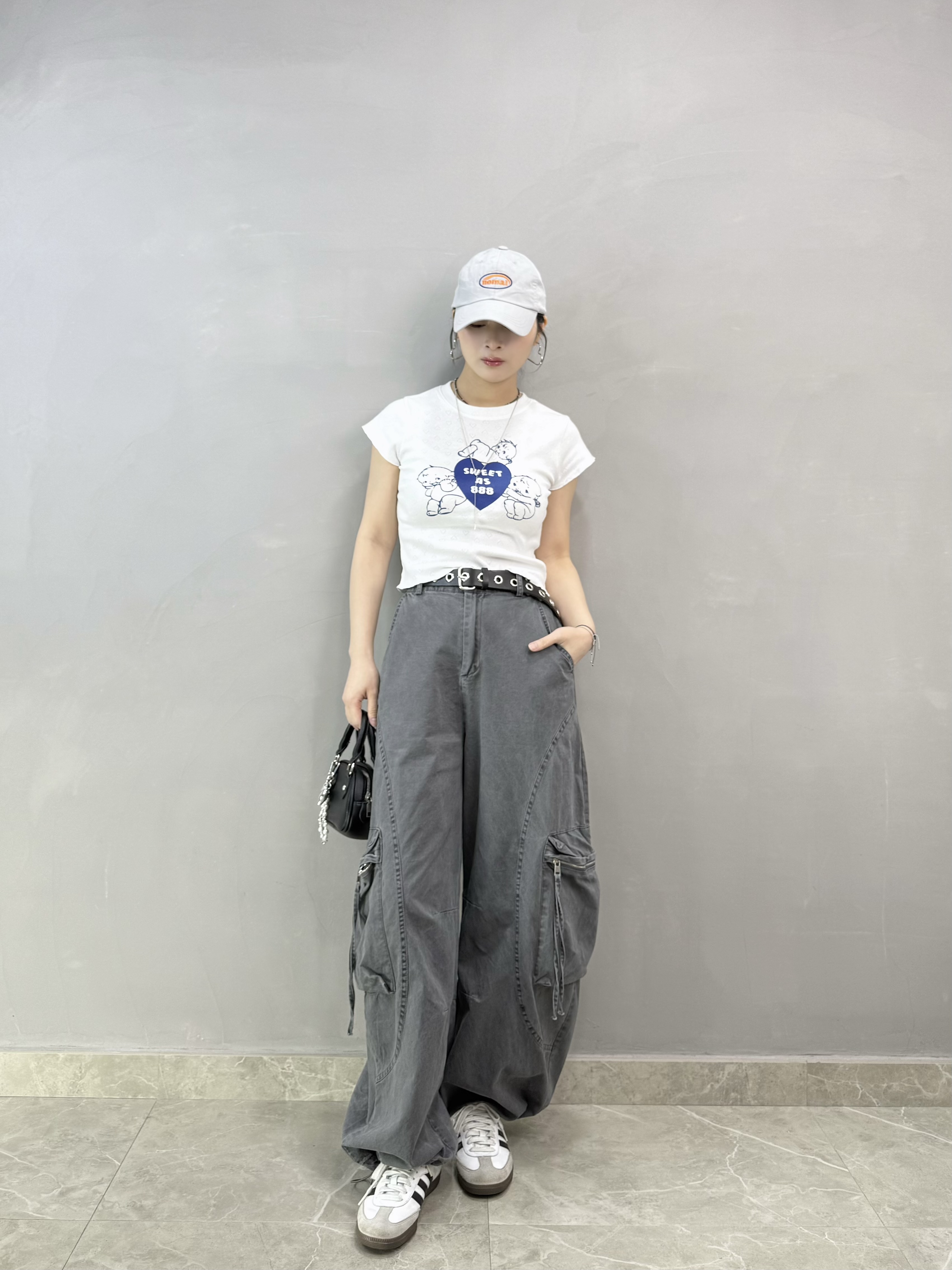 S74 通花baby Tee