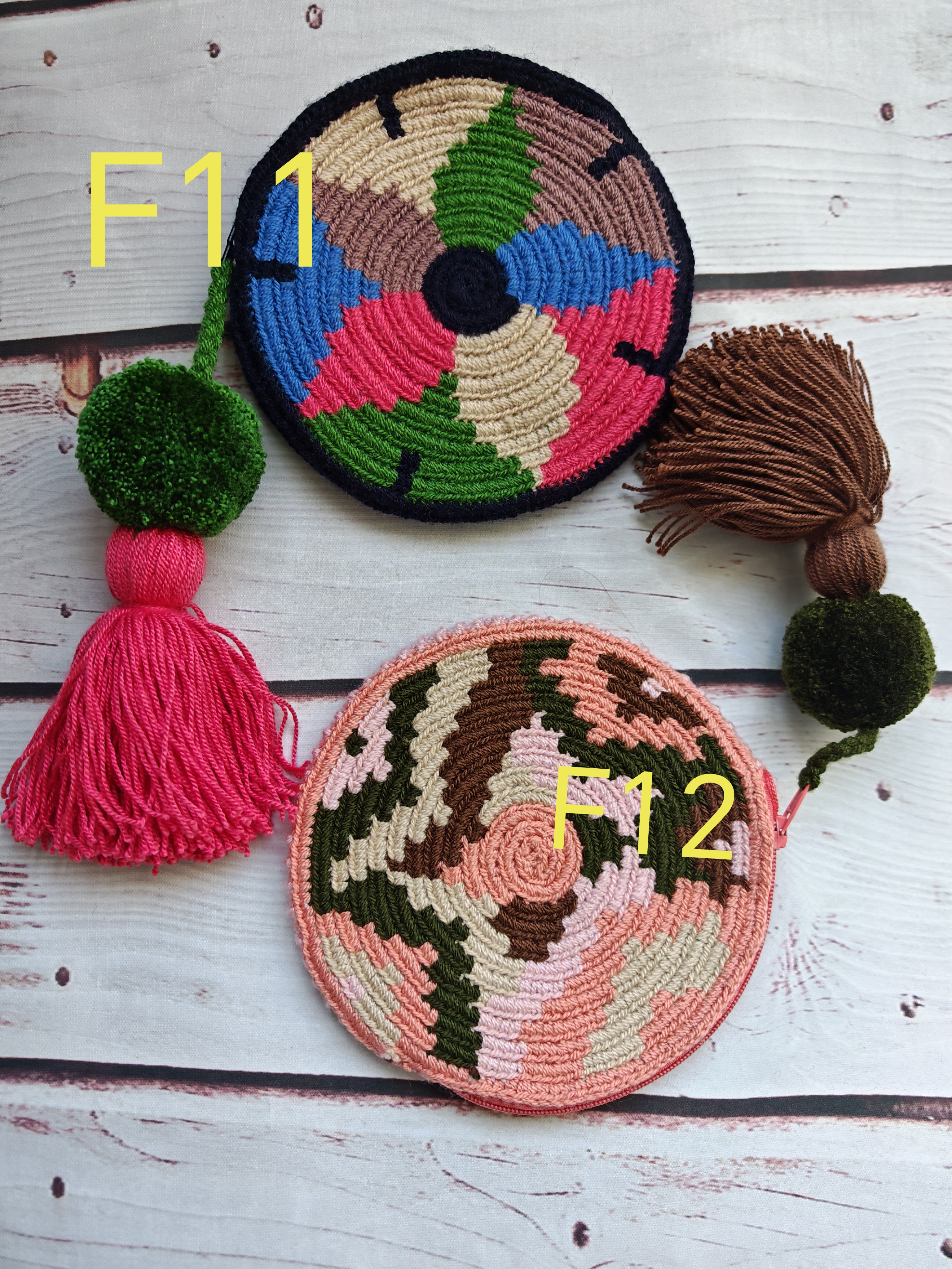 Wayuu Round Coins Bag