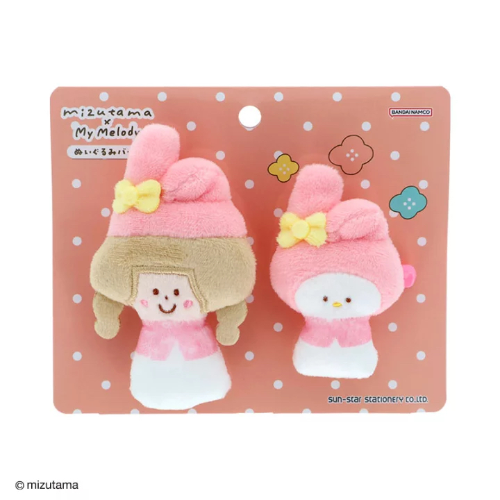 日本預訂📍日本Sanrio x Mizutama得意公仔扣針套裝