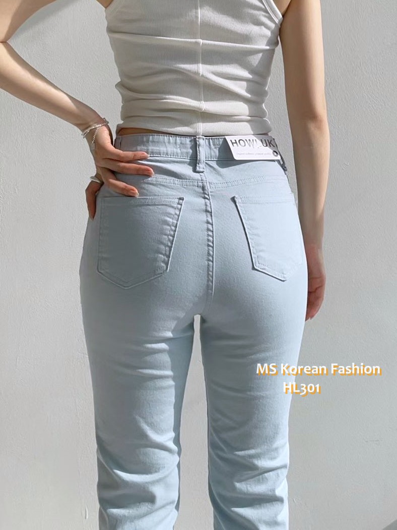 HL301 韓國🌼Howluk春版彈力棉直腳褲