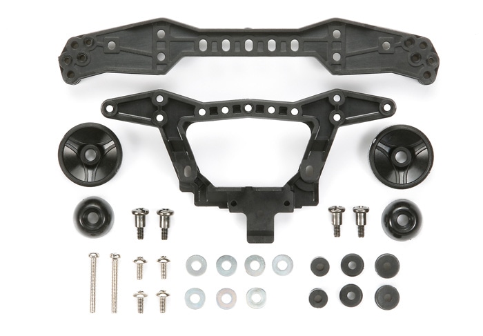 CARBON REINFORCED REAR DOUBLE ROLLER STAY (3 ATTACHMENT POINTS)