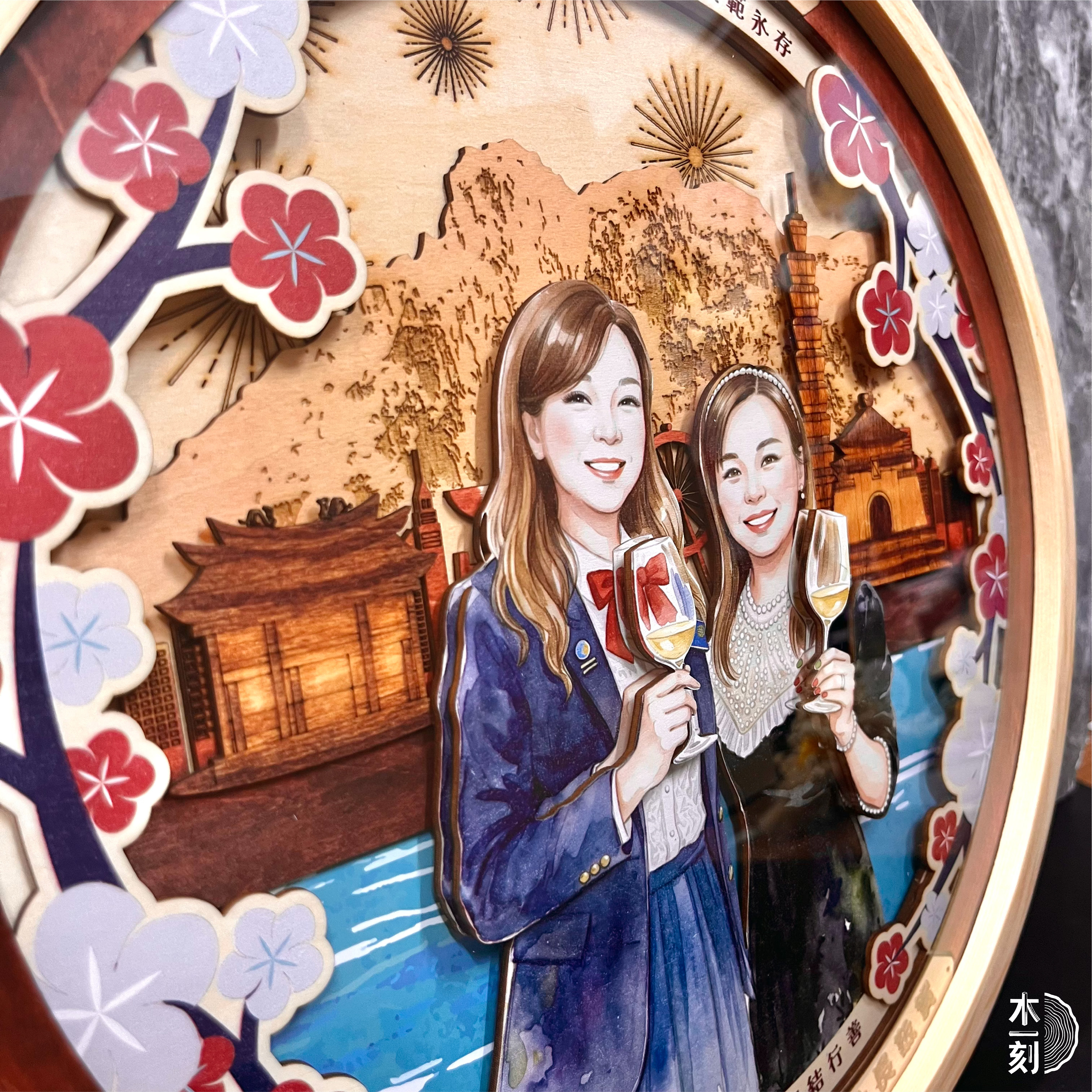[客製化] 木製紀念大掛畫