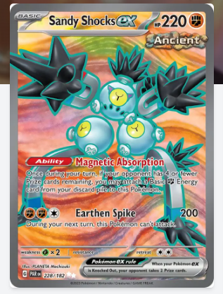   Pokemon TCG Card Game - SANDY SHOCKS EX