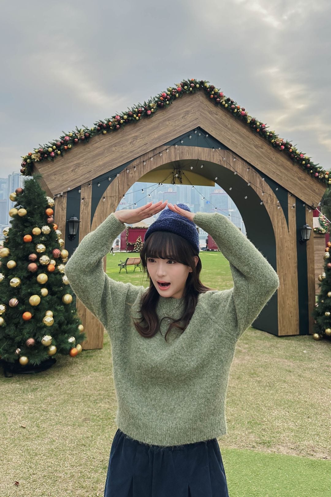 軟身不拮肉! 羊毛混色圓領冷衫 (三色入)