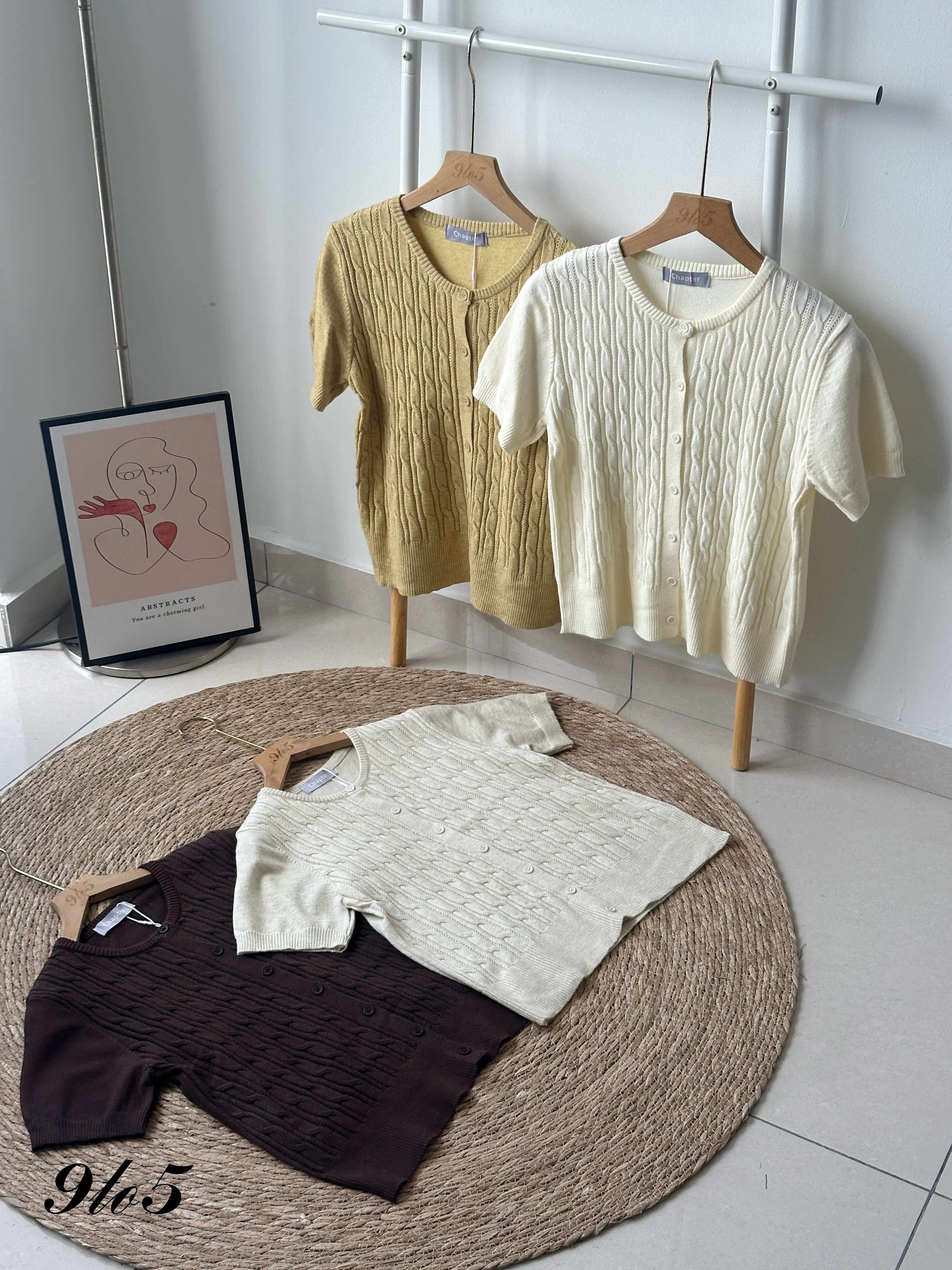T4241 Cable Knit Cardigan - 4 Colors