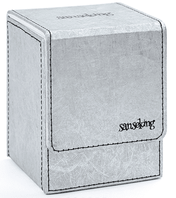 Sanseking TCG Card Game - Tyvek Deck Box Vertical Pink (Pink/Yellow/Purple/Sliver)