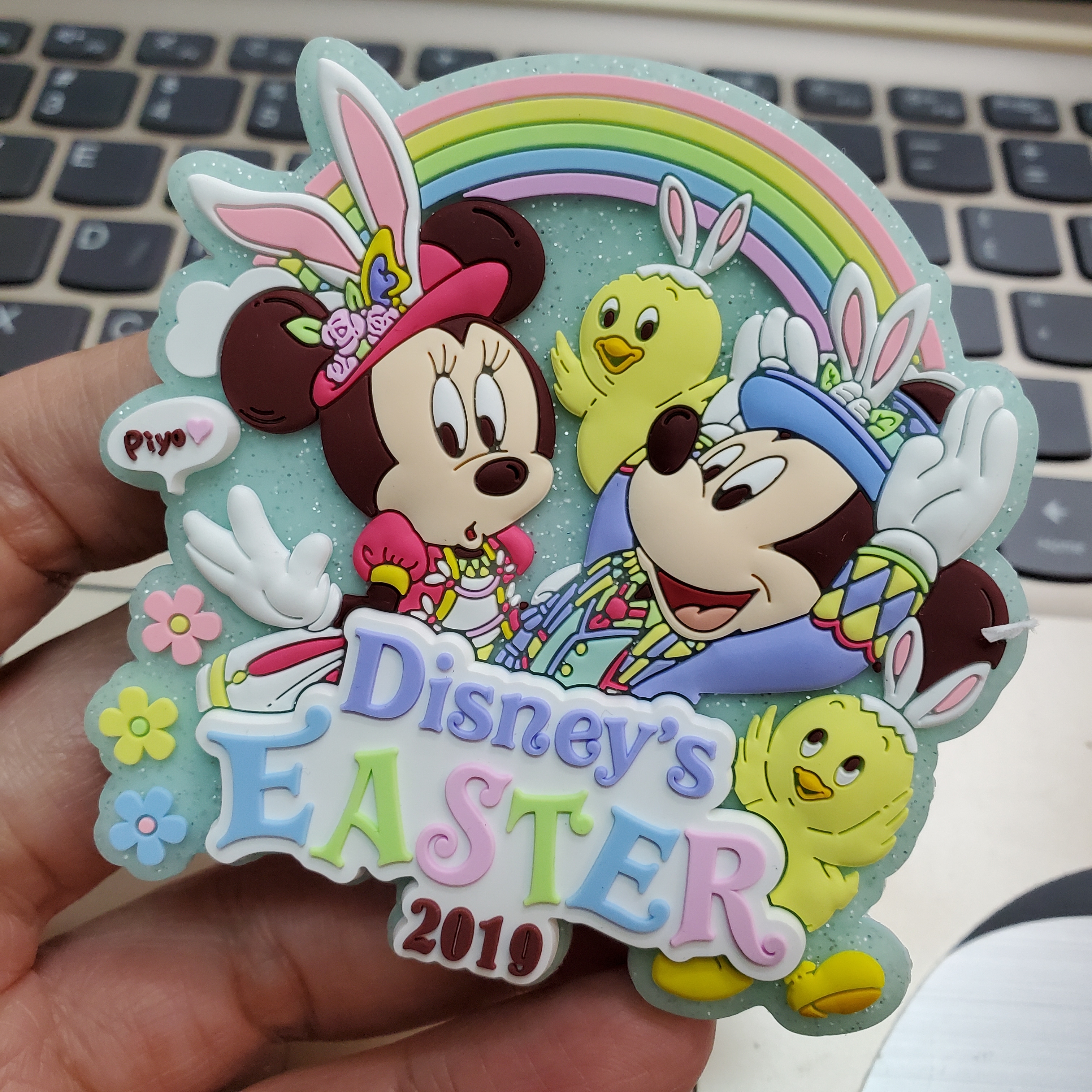 [現貨] [東京迪士尼樂園] 米奇米妮 磁石 {TF210410I}