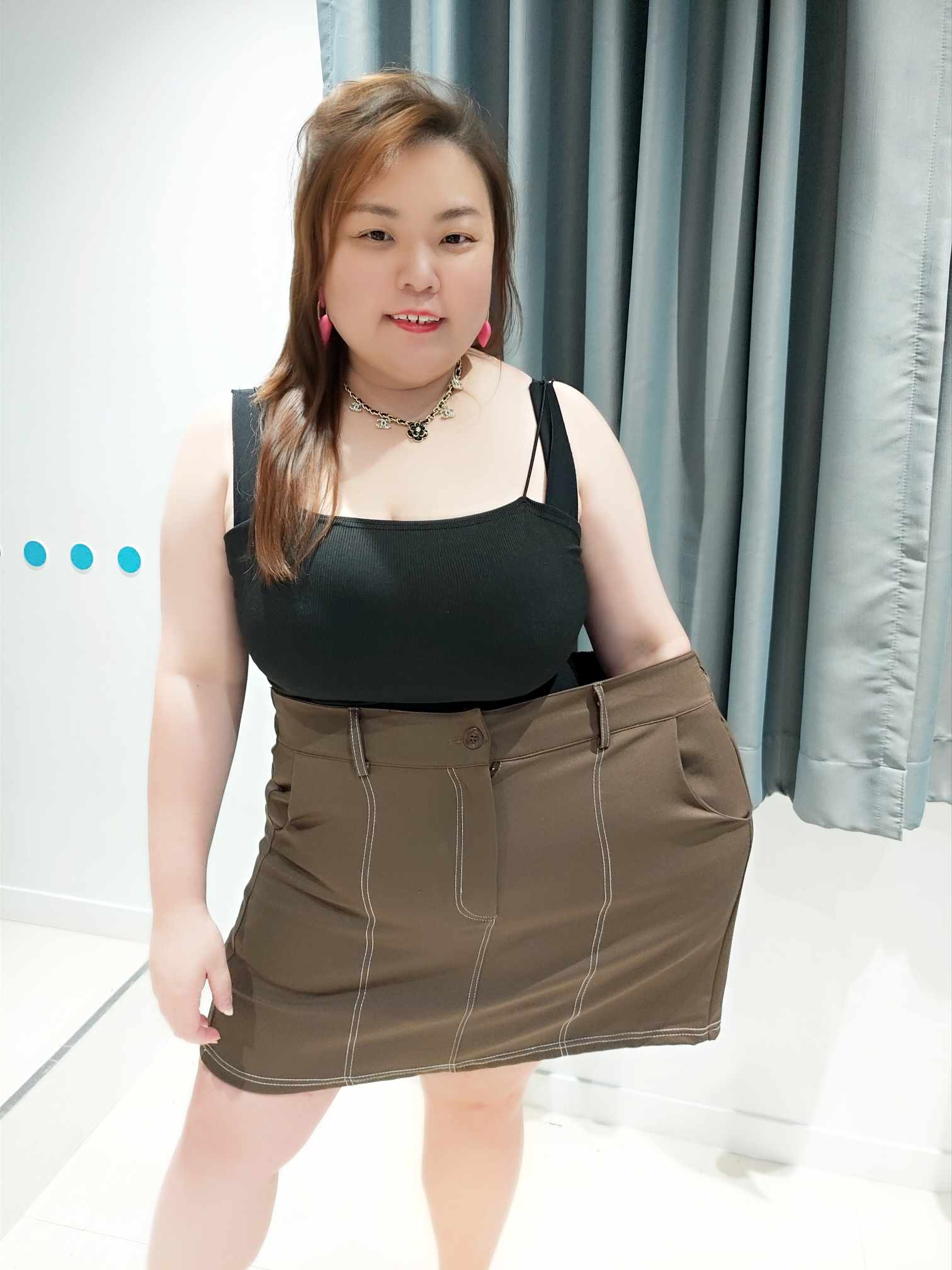 DSF18 压线设计裤裙