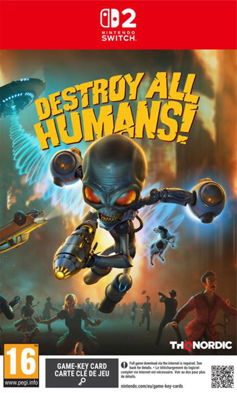【預售 23/6】SW2 毀滅全人類 Destroy All Humans! 中/英/日文  (英文封面) PO0698