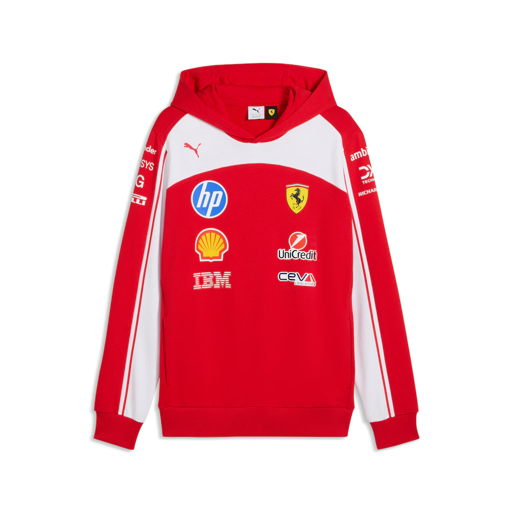 🏎️ 賽道應援首選！F1 Scuderia Ferrari 法拉利車隊 2026 官方Team Hoodie 車隊連帽衛衣 701238719