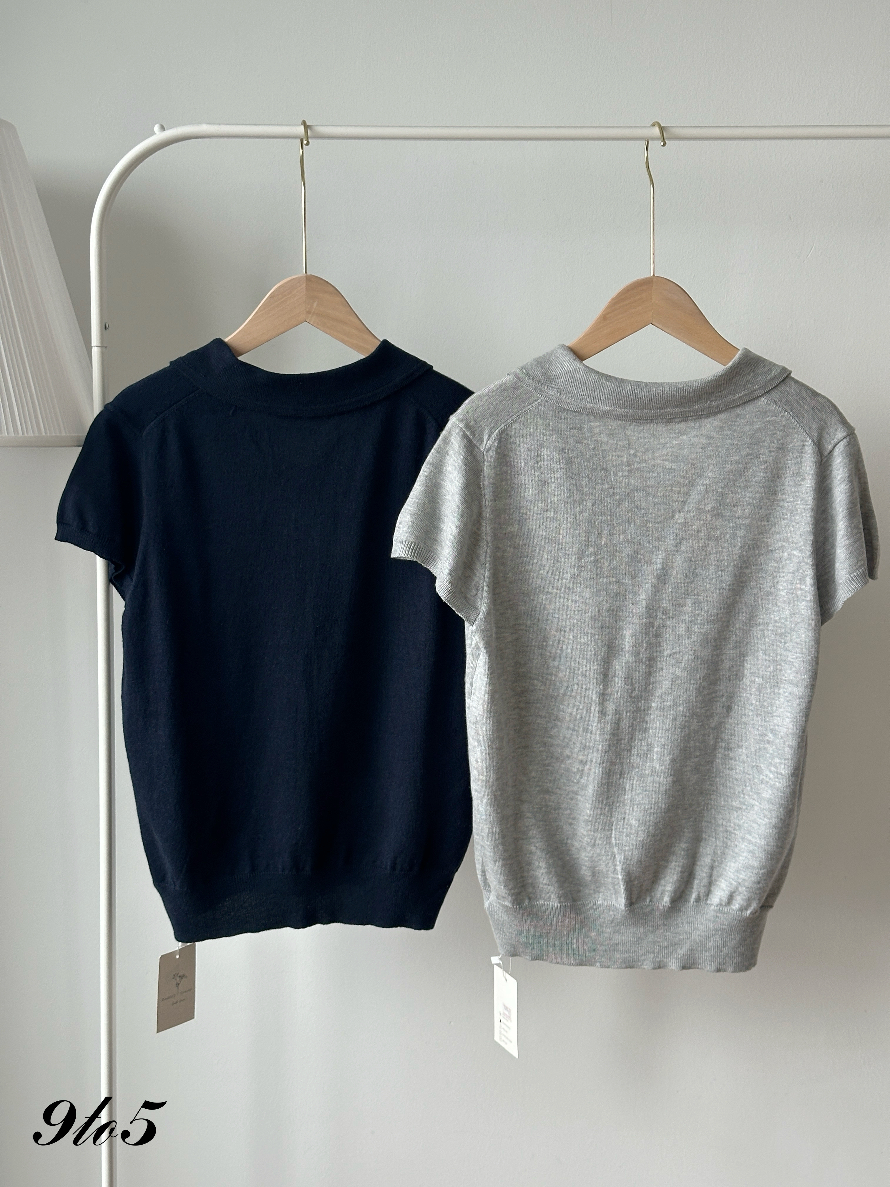 T4404 Peter Pan Collar Knit Top - 5 Colors 